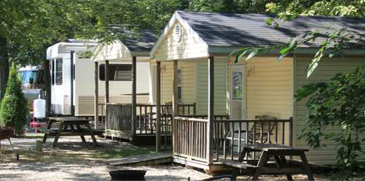 Camp Lakewood Campground Deluxe Cabins