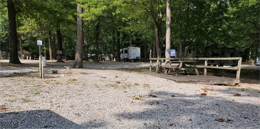 RV Site with patio