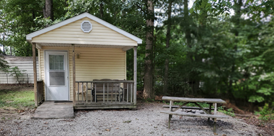 Camp Lakewood Rustic Cabins